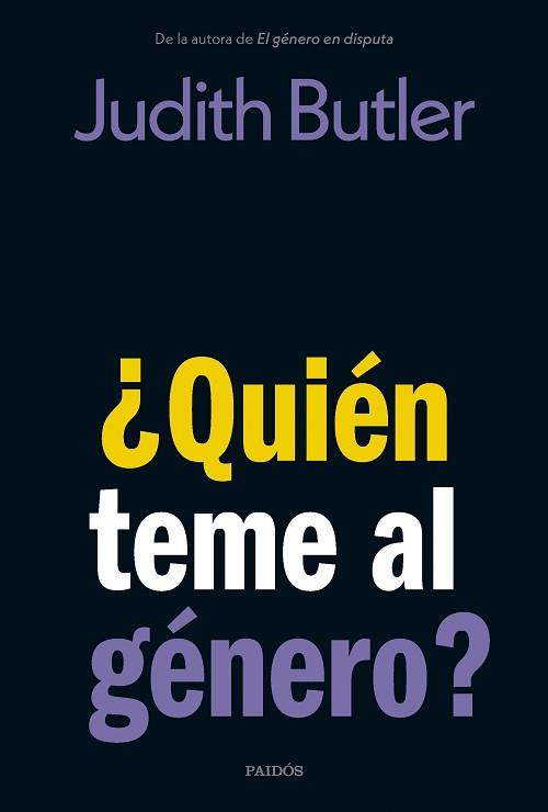 ¿QUIÉN TEME AL GÉNERO? | 9788449342387 | BUTLER, JUDITH | Llibreria Aqualata | Comprar llibres en català i castellà online | Comprar llibres Igualada