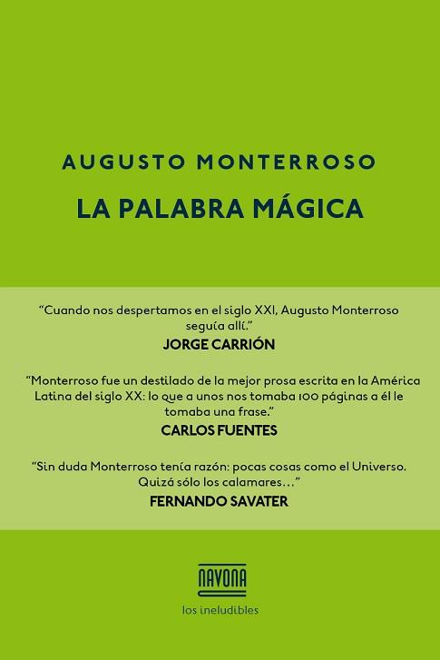 PALABRA MÁGICA, LA | 9788416259618 | MONTERROSO, AUGUSTO | Llibreria Aqualata | Comprar llibres en català i castellà online | Comprar llibres Igualada