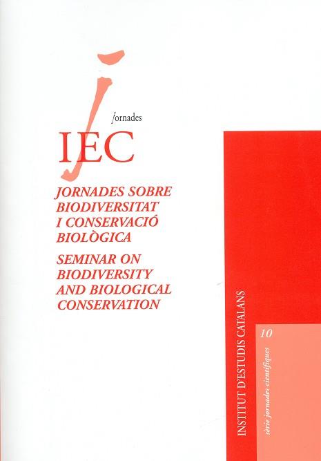 JORNADES SOBRE BIODIVERSITAT I CONSERVACIO BIOLOGICA | 9788472836853 | Llibreria Aqualata | Comprar llibres en català i castellà online | Comprar llibres Igualada