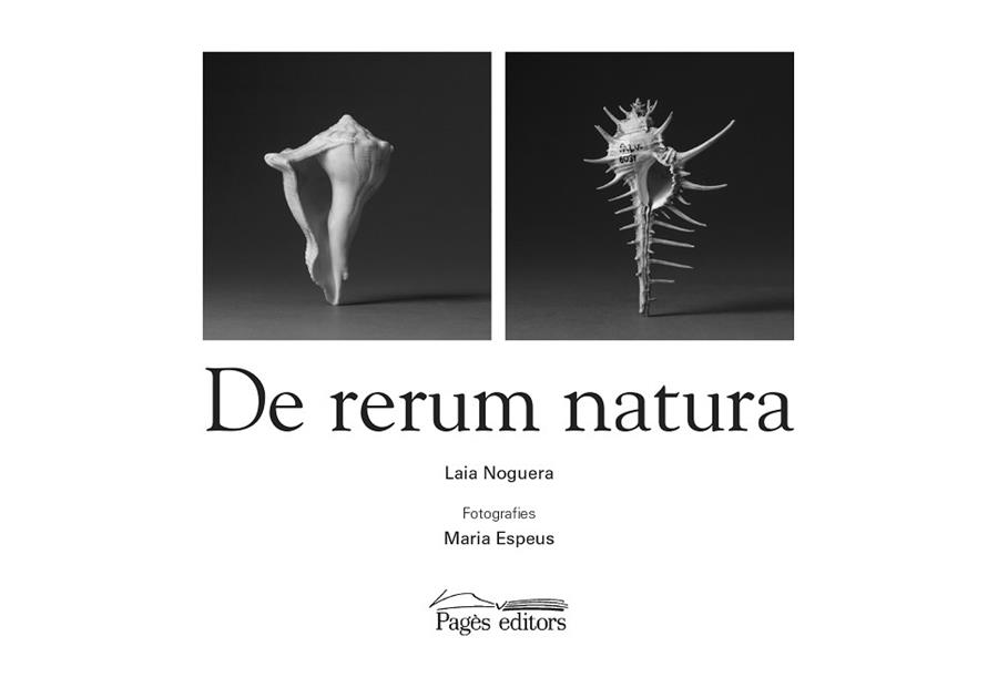 DE RERUM NATURA | 9788413031088 | NOGUERA CLOFENT, LAIA / ESPEUS, MARIA | Llibreria Aqualata | Comprar llibres en català i castellà online | Comprar llibres Igualada
