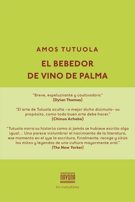 BEBEDOR DE VINO DE PALMA | 9788416259434 | TUTUOLA, AMOS | Llibreria Aqualata | Comprar llibres en català i castellà online | Comprar llibres Igualada