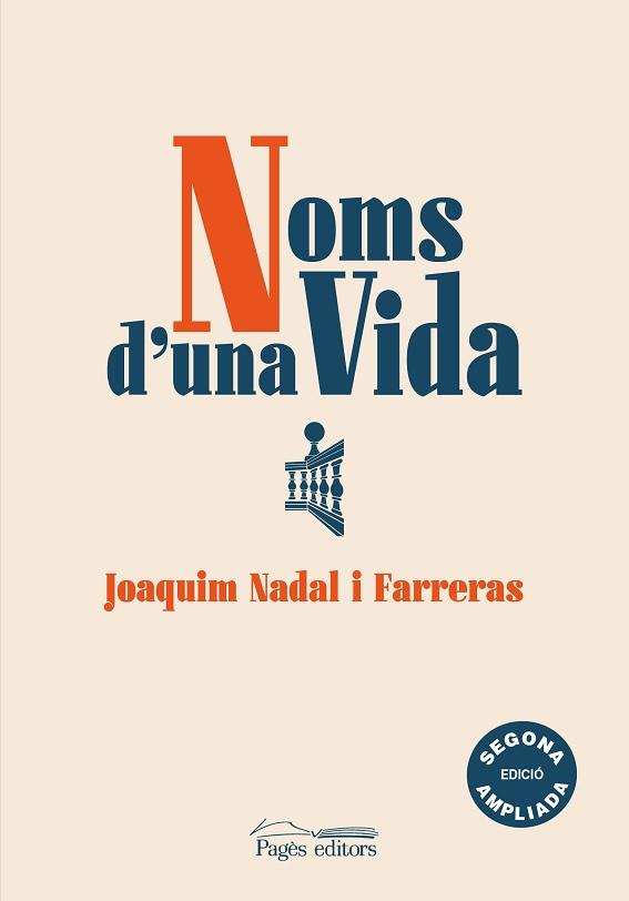 NOMS D'UNA VIDA | 9788413032498 | NADAL FARRERAS, JOAQUIM | Llibreria Aqualata | Comprar llibres en català i castellà online | Comprar llibres Igualada