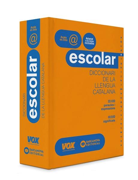 DICCIONARI ESCOLAR DE LA LLENGUA CATALANA VOX-BARCANOVA | 9788499742830 | VOX EDITORIAL | Llibreria Aqualata | Comprar llibres en català i castellà online | Comprar llibres Igualada