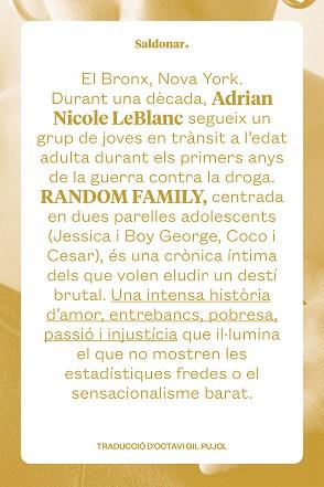 RANDOM FAMILY | 9788419571250 | ADRIAN NICOLE, LEBLANC | Llibreria Aqualata | Comprar llibres en català i castellà online | Comprar llibres Igualada