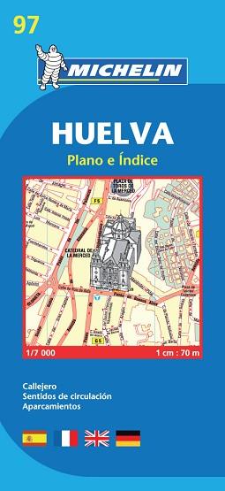 MAPA HUELVA PLANO E ÍNDICE 97 | 9782067158498 | VARIOS AUTORES | Llibreria Aqualata | Comprar llibres en català i castellà online | Comprar llibres Igualada