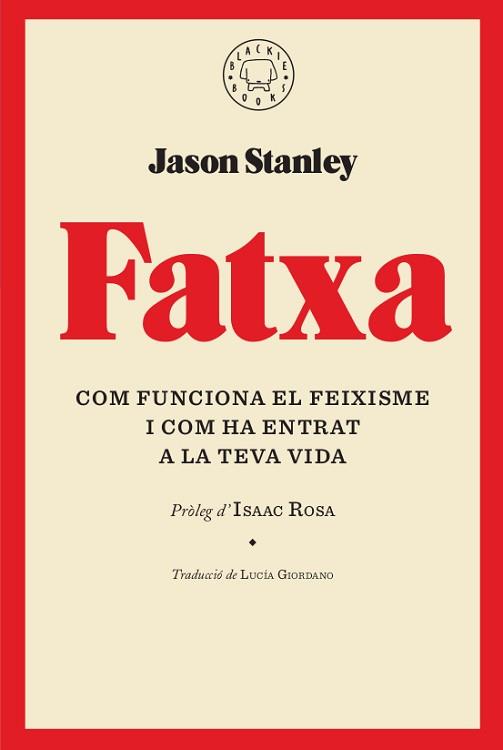 FATXA | 9788417552268 | STANLEY, JASON | Llibreria Aqualata | Comprar llibres en català i castellà online | Comprar llibres Igualada