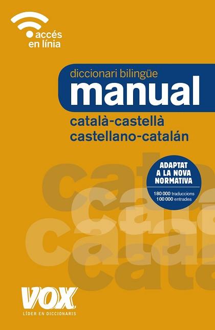DICCIONARI MANUAL CATALÀ-CASTELLÀ / CASTELLANO-CATALÁN | 9788499742731 | VOX EDITORIAL | Llibreria Aqualata | Comprar llibres en català i castellà online | Comprar llibres Igualada