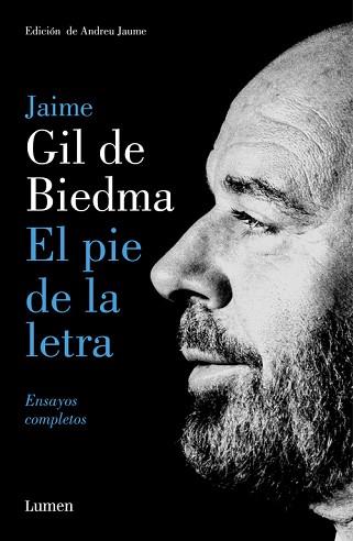 PIE DE LA LETRA, EL | 9788426404640 | GIL DE BIEDMA, JAIME | Llibreria Aqualata | Comprar llibres en català i castellà online | Comprar llibres Igualada