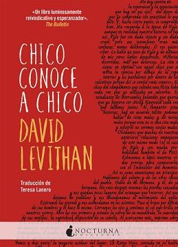 CHICO CONOCE A CHICO | 9788416858354 | LEVITHAN, DAVID | Llibreria Aqualata | Comprar llibres en català i castellà online | Comprar llibres Igualada