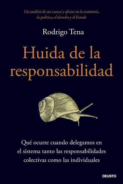 HUIDA DE LA RESPONSABILIDAD | 9788423436743 | TENA, RODRIGO | Llibreria Aqualata | Comprar llibres en català i castellà online | Comprar llibres Igualada