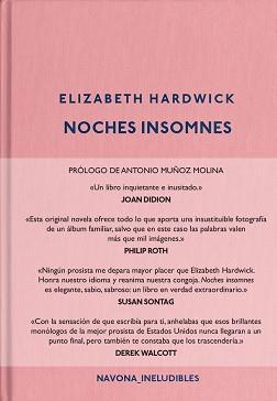 NOCHES INSOMNES | 9788417181284 | HARDWICK, ELIZABETH | Llibreria Aqualata | Comprar llibres en català i castellà online | Comprar llibres Igualada