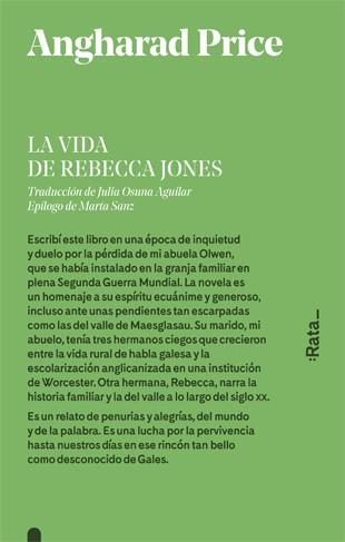 VIDA DE REBECCA JONES, LA | 9788416738441 | PRICE, ANGHARAD | Llibreria Aqualata | Comprar llibres en català i castellà online | Comprar llibres Igualada