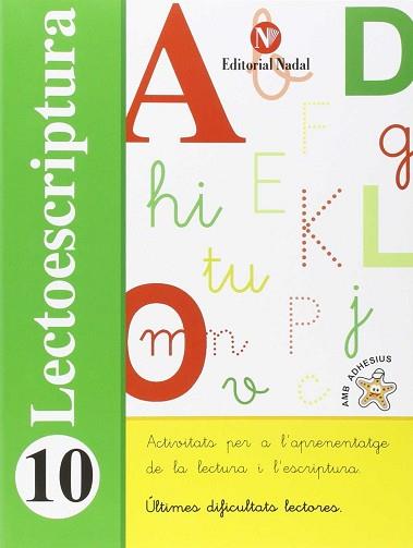 LECTOESCRIPTURA 10 | 9788478876518 | AA.VV. | Llibreria Aqualata | Comprar llibres en català i castellà online | Comprar llibres Igualada