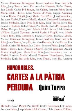HONORABLES | 9788417660314 | TORRA I PLA, QUIM | Llibreria Aqualata | Comprar libros en catalán y castellano online | Comprar libros Igualada