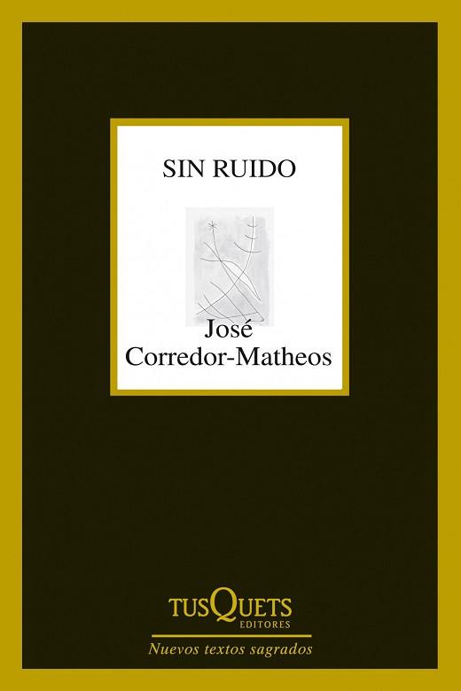 SIN RUIDO | 9788483834961 | CORREDOR-MATHEOS, JOSÉ | Llibreria Aqualata | Comprar llibres en català i castellà online | Comprar llibres Igualada