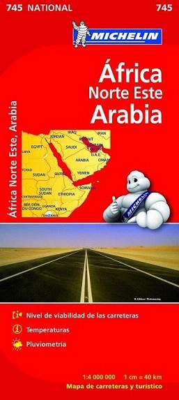 MAPA NATIONAL AFRICA NORTE ESTE ARABIA 745 | 9782067172463 | VARIOS AUTORES | Llibreria Aqualata | Comprar llibres en català i castellà online | Comprar llibres Igualada