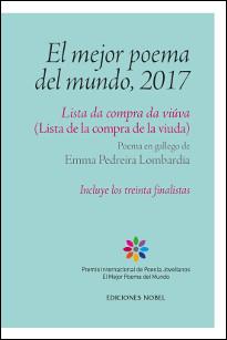 MEJOR POEMA DEL MUNDO, 2017, EL. LISTA DA COMPRA DA VIÚVA | 9788484597421 | VARIOS AUTORES | Llibreria Aqualata | Comprar llibres en català i castellà online | Comprar llibres Igualada