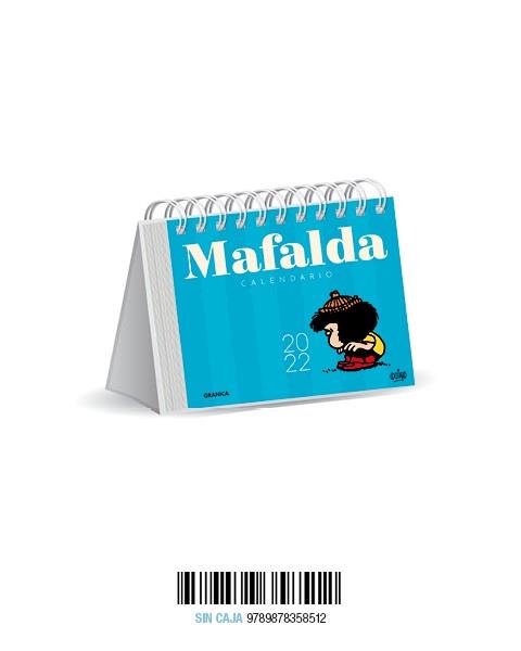 2022 CALENDARIO MAFALDA ESCRITORIO-AZUL | 9789878358512 | QUINO | Llibreria Aqualata | Comprar llibres en català i castellà online | Comprar llibres Igualada