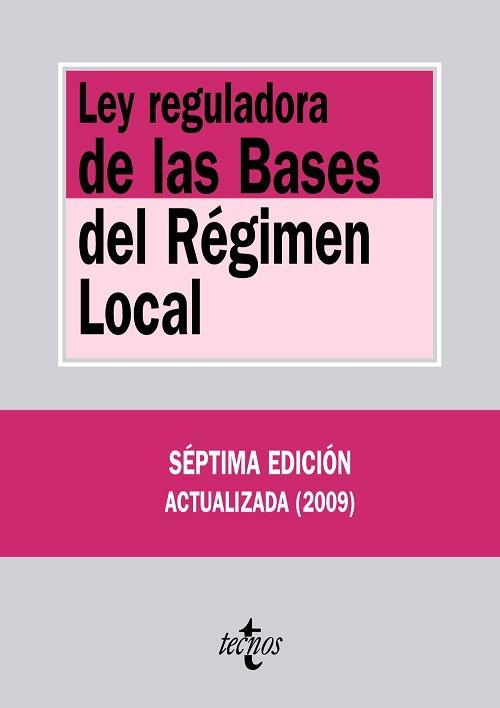 LEY REGULADORA DE LAS BASES DE REGIMEN LOCAL | 9788430949724 | Llibreria Aqualata | Comprar libros en catalán y castellano online | Comprar libros Igualada