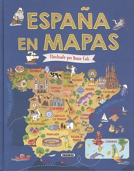 ESPAÑA EN MAPAS | 9788467784695 | DELGADO NARES, ANA | Llibreria Aqualata | Comprar llibres en català i castellà online | Comprar llibres Igualada