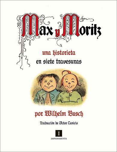 MAX Y MORITZ | 9788415130956 | BUSCH, WILHELM | Llibreria Aqualata | Comprar llibres en català i castellà online | Comprar llibres Igualada