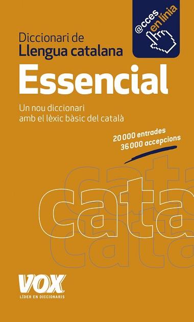DICCIONARI ESSENCIAL DE LLENGUA CATALANA | 9788499741994 | LAROUSSE EDITORIAL | Llibreria Aqualata | Comprar llibres en català i castellà online | Comprar llibres Igualada