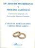 NULIDAD DE MATRIMONIO Y PROCESO CANONICO | 9788498491678 | BUSTOS / PEÑA | Llibreria Aqualata | Comprar llibres en català i castellà online | Comprar llibres Igualada