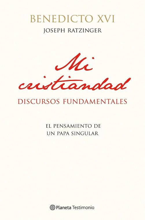 MI CRISTIANDAD | 9788408111634 | BENEDICTO XVI | Llibreria Aqualata | Comprar llibres en català i castellà online | Comprar llibres Igualada