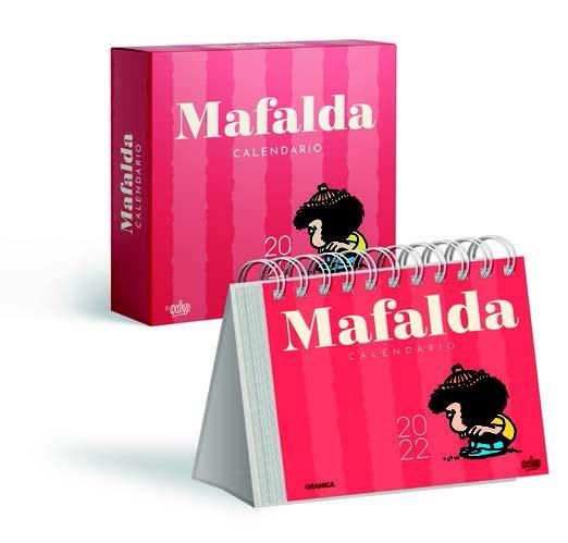 2022 CALENDARIO MAFALDA CAJA- ROJO | 9789878358529 | QUINO | Llibreria Aqualata | Comprar llibres en català i castellà online | Comprar llibres Igualada