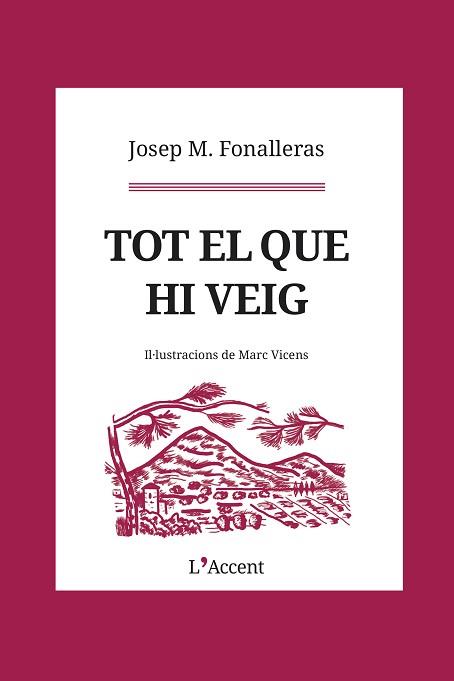 TOT EL QUE HI VEIG | 9788412230765 | FONALLERAS, JOSEP M. | Llibreria Aqualata | Comprar llibres en català i castellà online | Comprar llibres Igualada