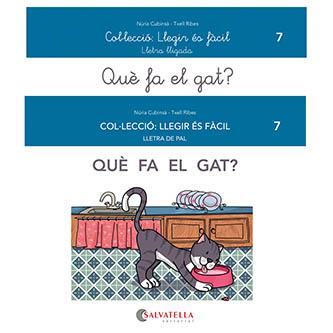 LLEGIR ÉS FÀCIL 7. QUÈ FA EL GAT? | 9788418427473 | CUBINSÀ ADSUAR, NÚRIA | Llibreria Aqualata | Comprar llibres en català i castellà online | Comprar llibres Igualada