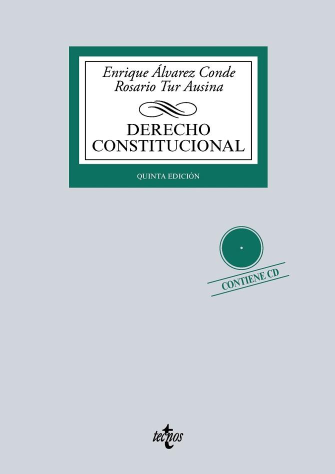 DERECHO CONSTITUCIONAL | 9788430966516 | ÁLVAREZ CONDE, ENRIQUE/TUR AUSINA, ROSARIO | Llibreria Aqualata | Comprar llibres en català i castellà online | Comprar llibres Igualada