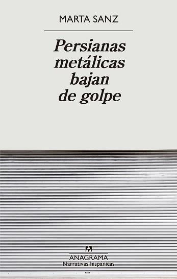 PERSIANAS METÁLICAS BAJAN DE GOLPE | 9788433901897 | SANZ, MARTA | Llibreria Aqualata | Comprar llibres en català i castellà online | Comprar llibres Igualada