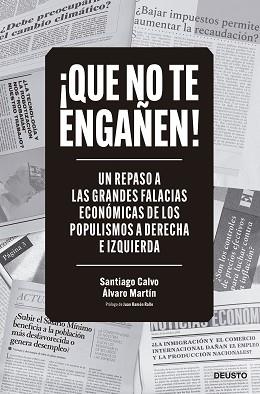QUE NO TE ENGAÑEN! | 9788423434411 | MARTÍN, ÁLVARO / CALVO, SANTIAGO | Llibreria Aqualata | Comprar llibres en català i castellà online | Comprar llibres Igualada