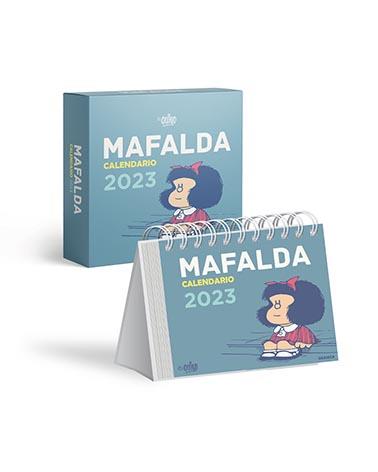 2023 CALENDARIO MAFALDA CAJA- AZUL | 9789878935119 | QUINO | Llibreria Aqualata | Comprar llibres en català i castellà online | Comprar llibres Igualada