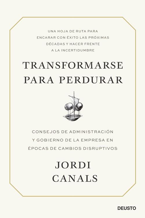 TRANSFORMARSE PARA PERDURAR | 9788423434701 | CANALS, JORDI | Llibreria Aqualata | Comprar llibres en català i castellà online | Comprar llibres Igualada
