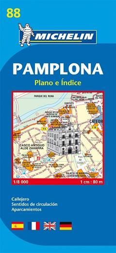 MAPA PAMPLONA (PLANO E ÍNDICE 88) | 9782067128002 | Llibreria Aqualata | Comprar llibres en català i castellà online | Comprar llibres Igualada