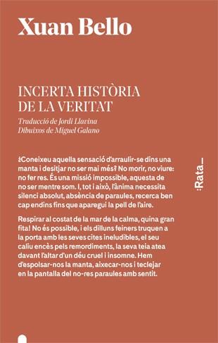 INCERTA HISTÒRIA DE LA VERITAT | 9788416738199 | BELLO, XUAN | Llibreria Aqualata | Comprar llibres en català i castellà online | Comprar llibres Igualada