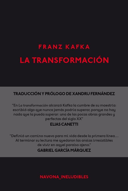 TRANSFORMACIÓN, LA | 9788417181048 | KAFKA, FRANZ | Llibreria Aqualata | Comprar llibres en català i castellà online | Comprar llibres Igualada