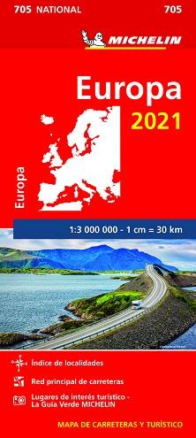 EUROPA (MAPA NATIONAL 705 ED 2021) | 9782067249912 | VARIOS AUTORES | Llibreria Aqualata | Comprar llibres en català i castellà online | Comprar llibres Igualada