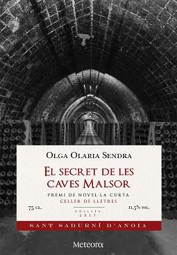 SECRET DE LES CAVES MALSOR, EL | 9788494698293 | OLARIA SENDRA, OLGA | Llibreria Aqualata | Comprar llibres en català i castellà online | Comprar llibres Igualada