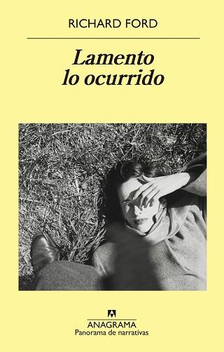 LAMENTO LO OCURRIDO | 9788433980519 | FORD, RICHARD | Llibreria Aqualata | Comprar llibres en català i castellà online | Comprar llibres Igualada