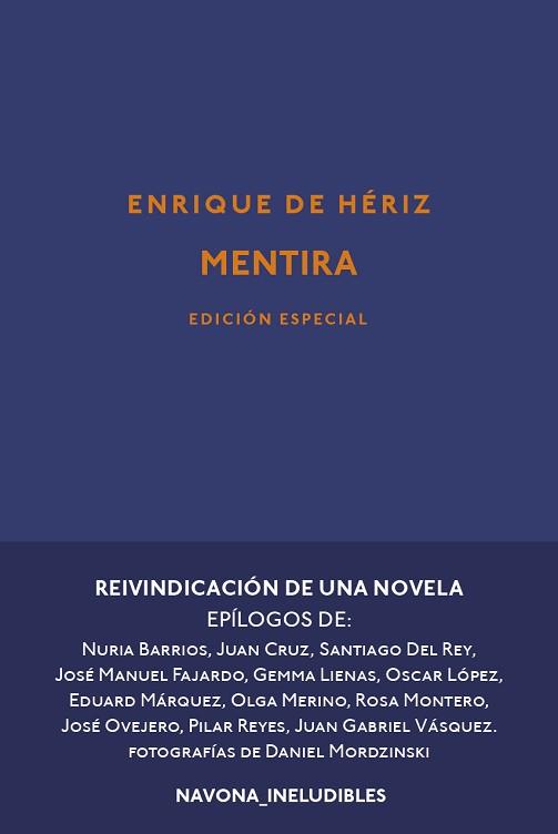 MENTIRA | 9788417978211 | DE HÉRIZ, ENRIQUE | Llibreria Aqualata | Comprar llibres en català i castellà online | Comprar llibres Igualada