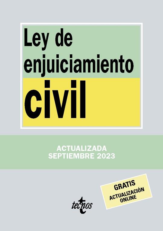 LEY DE ENJUICIAMIENTO CIVIL - EDICIÓN 2023 | 9788430988549 | EDITORIAL TECNOS | Llibreria Aqualata | Comprar llibres en català i castellà online | Comprar llibres Igualada