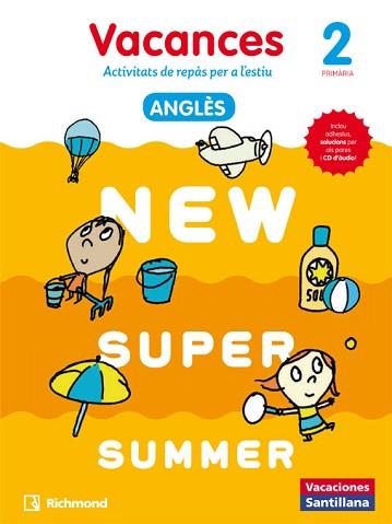 NEW SUPER SUMMER STUDENT'S BOOK  2 + AUDIO CATALAN | 9788466823043 | VARIOS AUTORES | Llibreria Aqualata | Comprar llibres en català i castellà online | Comprar llibres Igualada