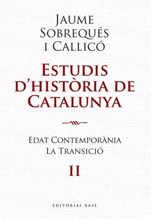 ESTUDIS D'HISTORIA DE CATALUNYA II | 9788492437207 | SOBREQUES I CALLICO, JAUME | Llibreria Aqualata | Comprar libros en catalán y castellano online | Comprar libros Igualada