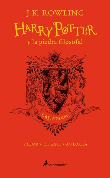 HARRY POTTER Y LA PIEDRA FILOSOFAL 20 ANIVERSARIO - GRYFFINDOR | 9788498388879 | ROWLING, J.K. | Llibreria Aqualata | Comprar llibres en català i castellà online | Comprar llibres Igualada