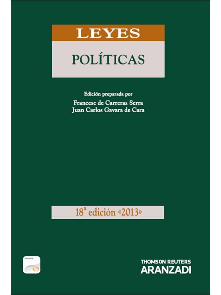 LEYES POLÍTICAS (PAPEL + E-BOOK) | 9788490147863 | DE CARRERAS SERRA, FRANCESC/GAVARA DE CARA, JUAN CARLOS | Llibreria Aqualata | Comprar llibres en català i castellà online | Comprar llibres Igualada