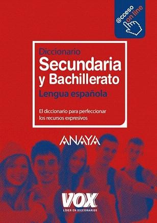 DICCIONARIO SECUNDARIA Y BACHILLERATO LENGUA ESPAÑOLA | 9788499740096 | Llibreria Aqualata | Comprar llibres en català i castellà online | Comprar llibres Igualada