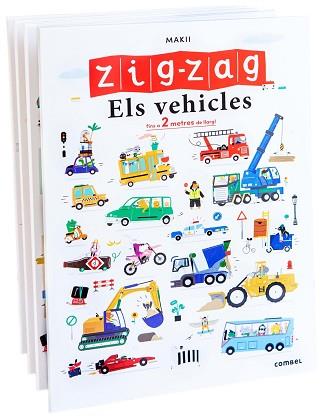 ZIG-ZAG ELS VEHICLES | 9788491018940 | MAKII | Llibreria Aqualata | Comprar llibres en català i castellà online | Comprar llibres Igualada